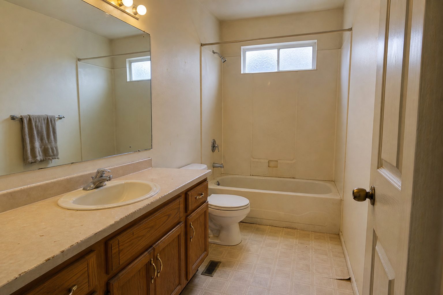 Before β Hall Bathroom Remodel