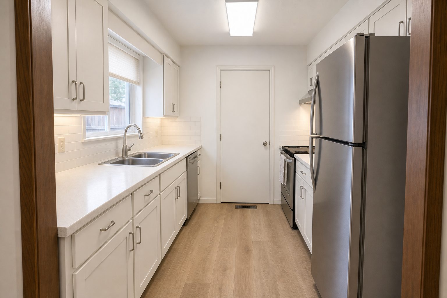 After — Galley Kitchen Refresh