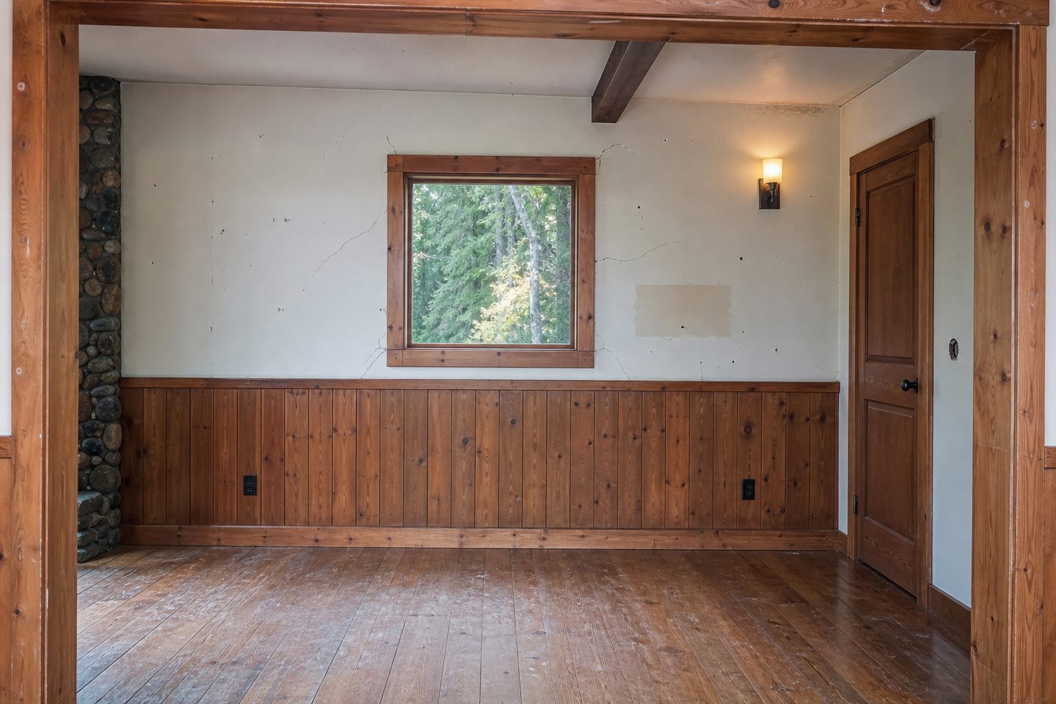 Before — Den Drywall & Trim Restoration